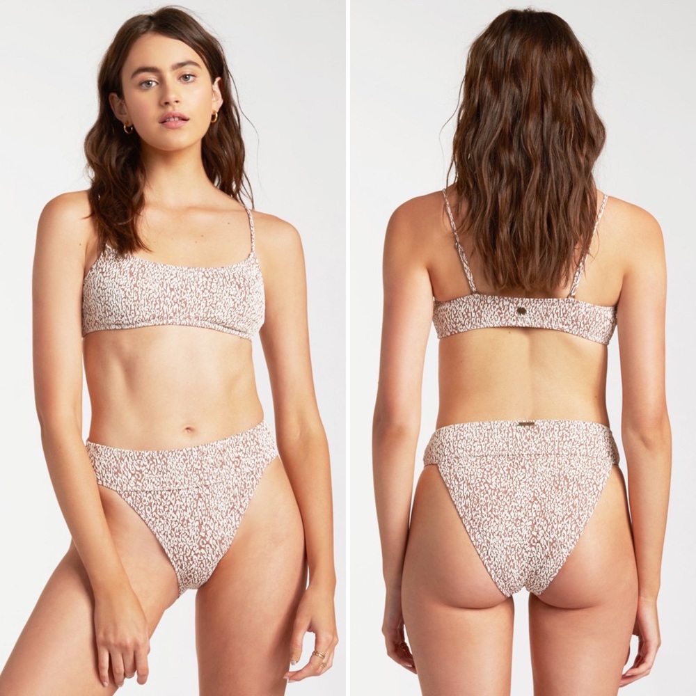 NEW NWT Billabong Wild Shadows Aruba Full Bikini Set